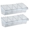 Azar Displays 13W x 4D x 4H Divider Bin, 6 Dividers, 2PK 556114-2PK-W6D - alternate 1